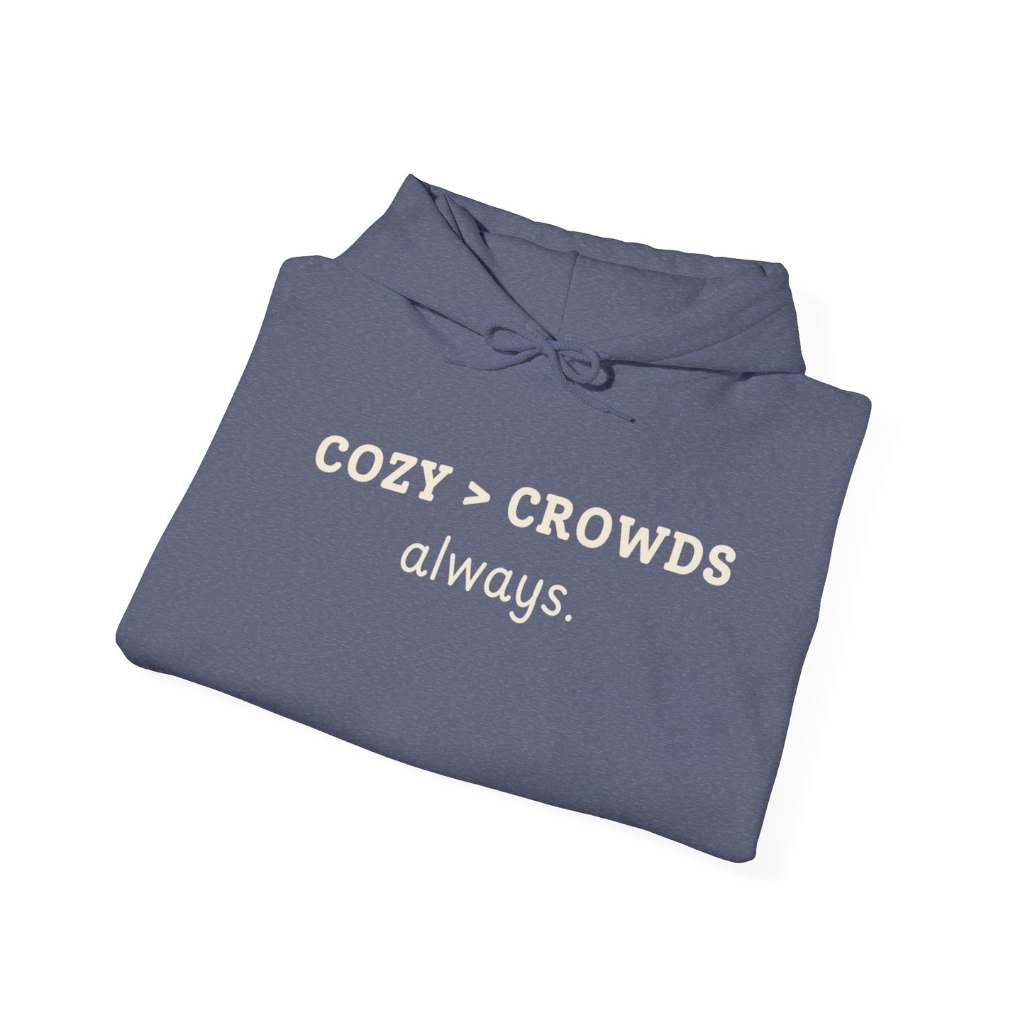 Cozy over Crowds Hoodie