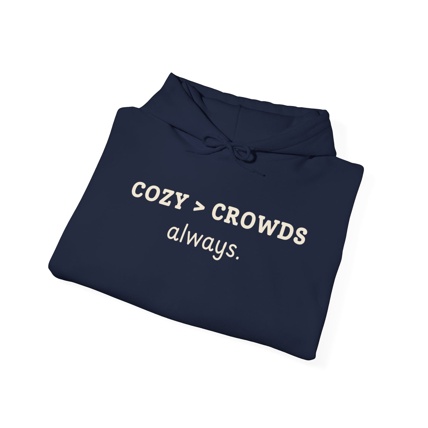 Cozy over Crowds Hoodie