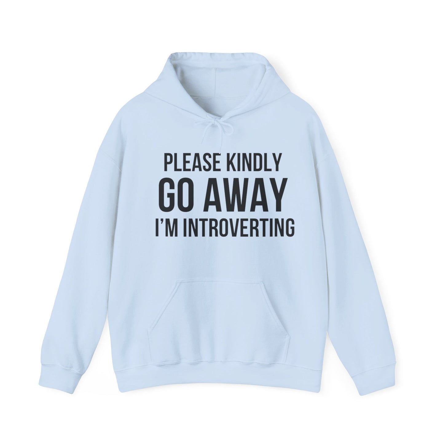 Please Go Away Introverting Hoodie
