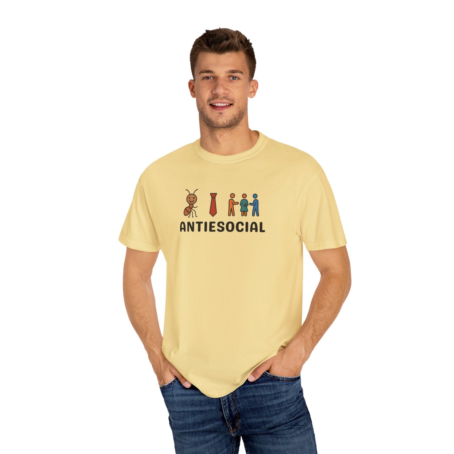 Anti-Social Tee (Garment Dye)