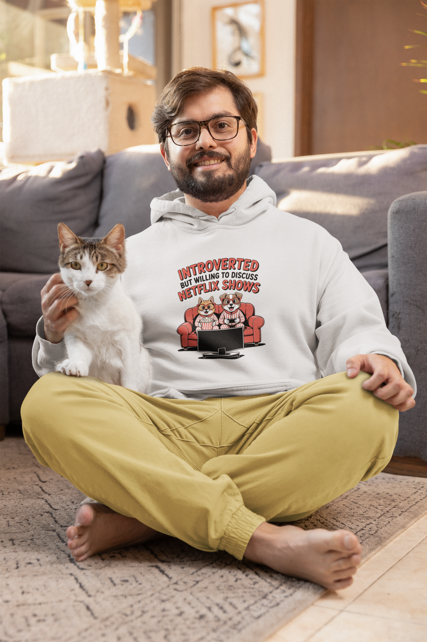 Introverted Netflix Hoodie