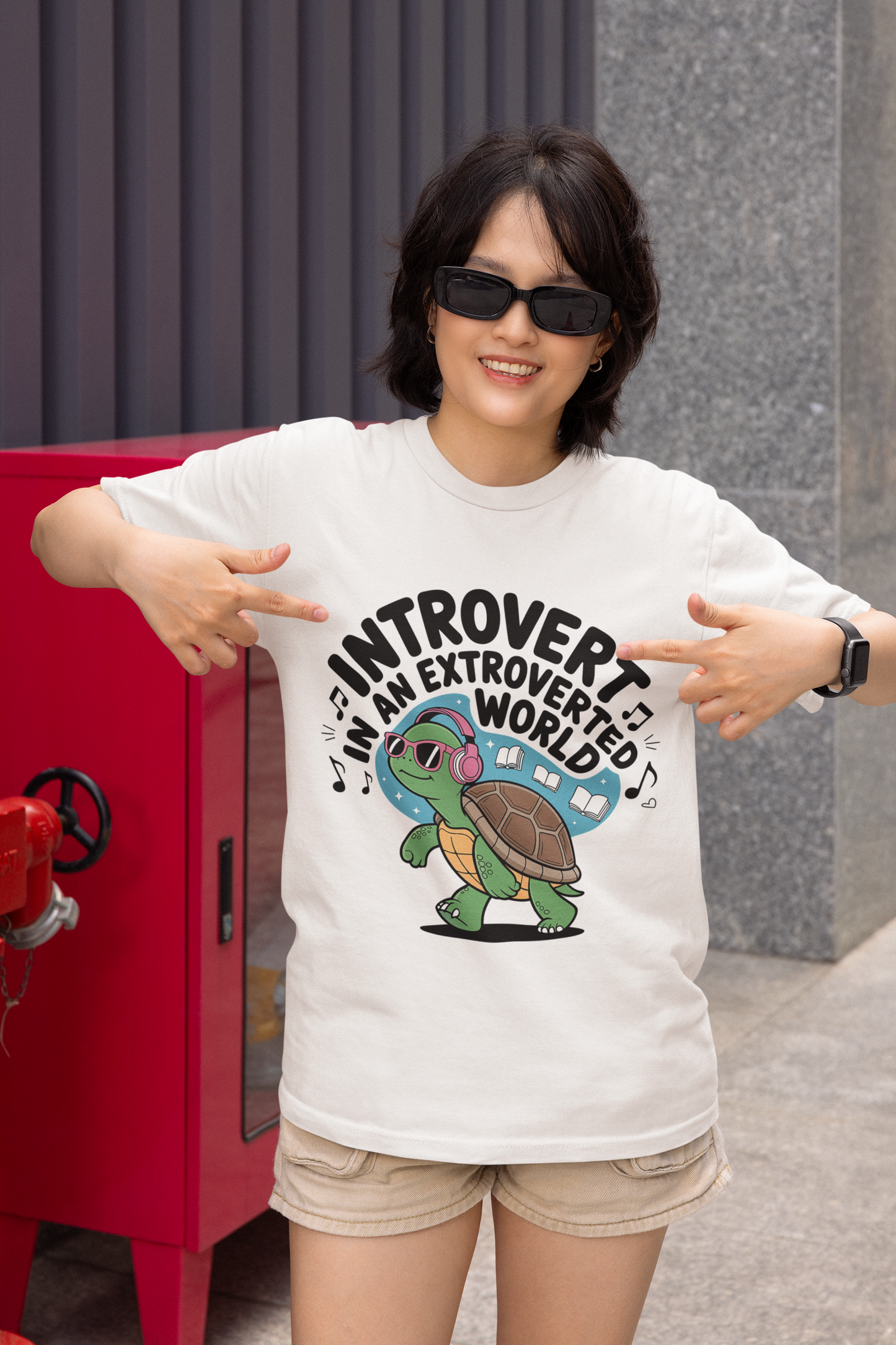 Introvert In Extroverted World T-Shirt