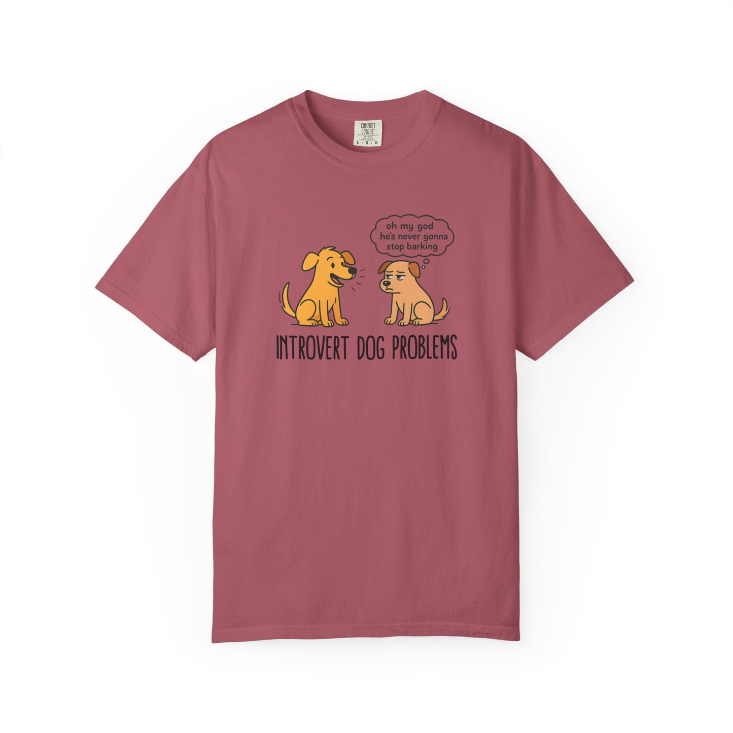 Introvert Dog Problems Tee