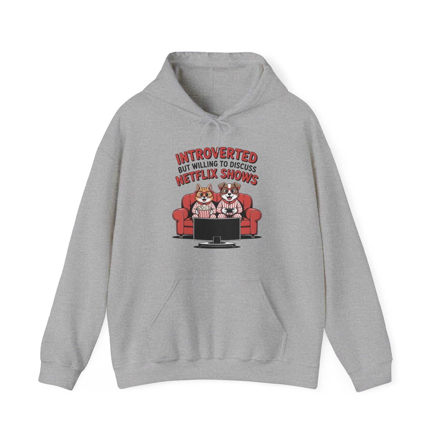 Introverted Netflix Hoodie