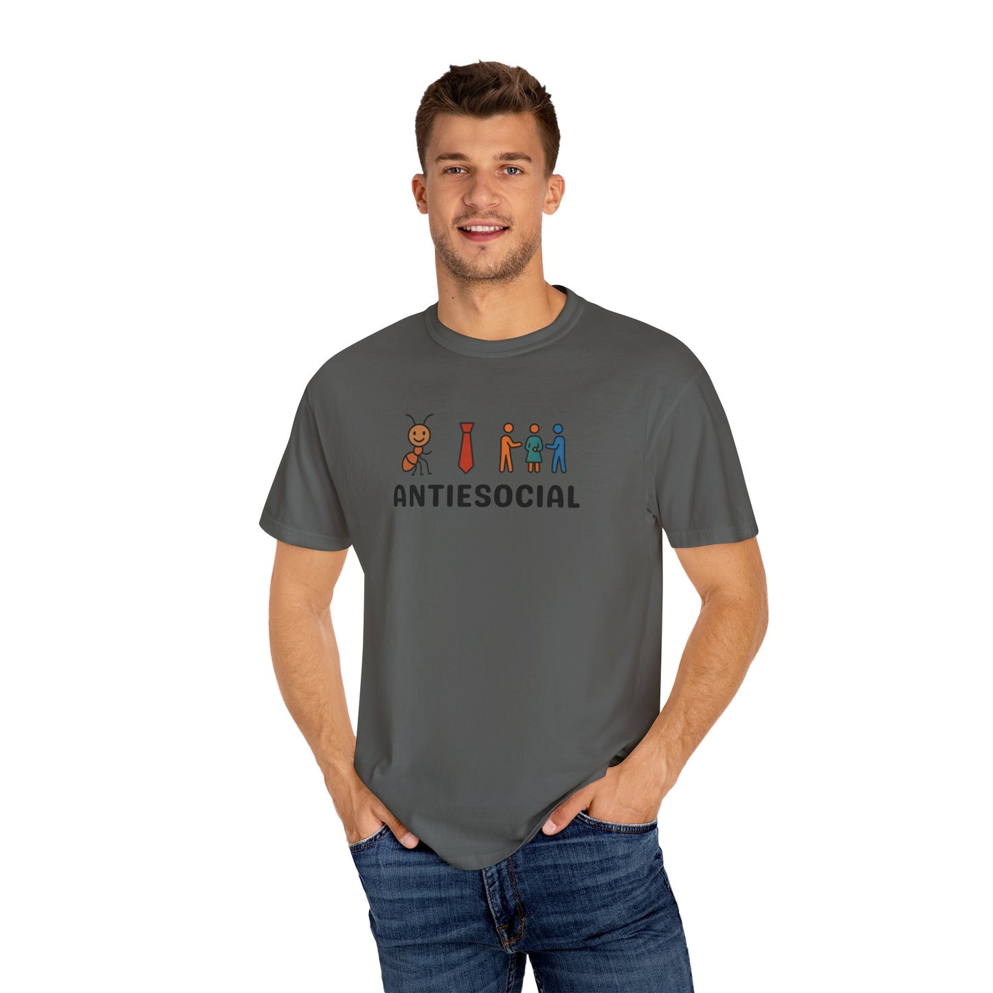 Anti-Social Tee (Garment Dye)