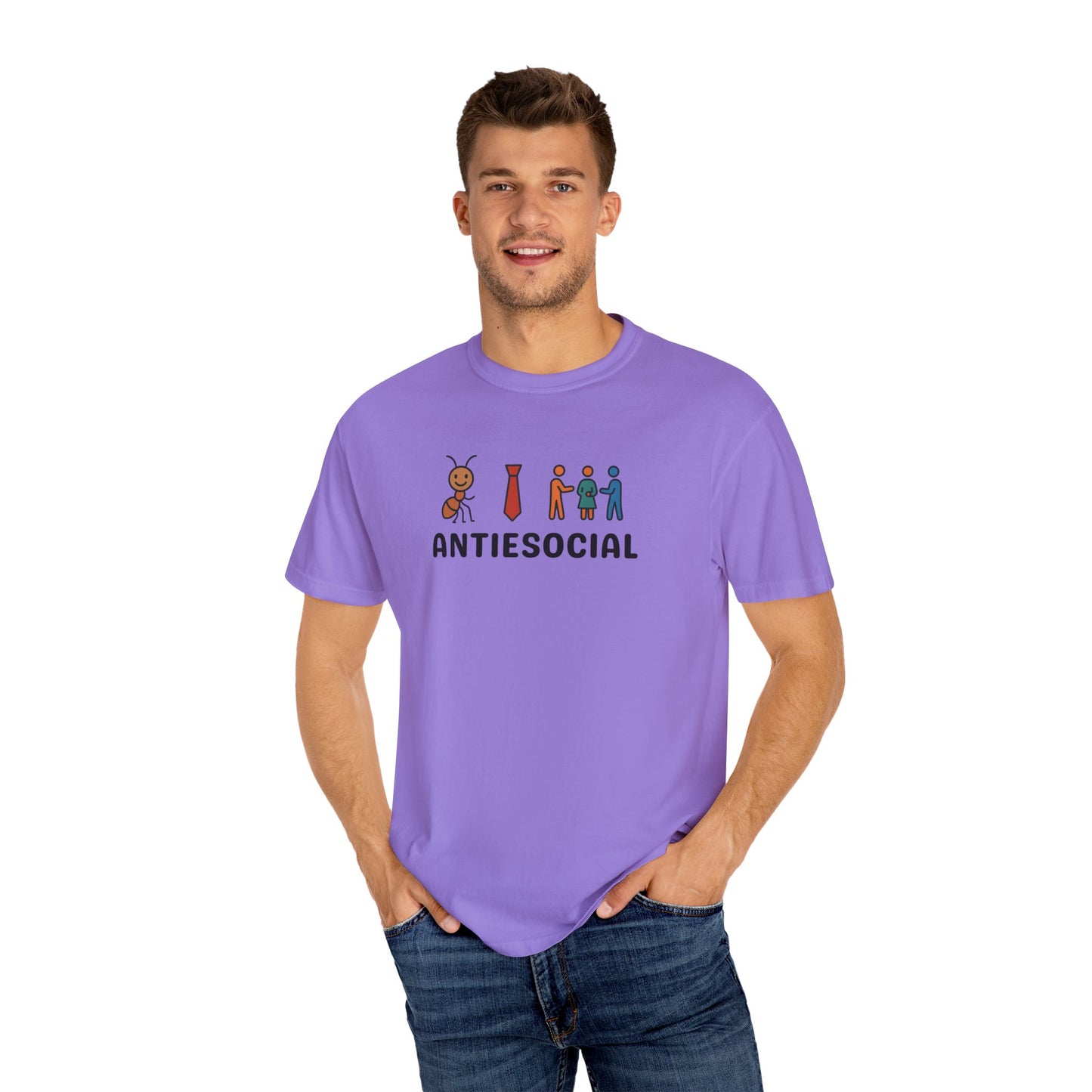 Anti-Social Tee (Garment Dye)