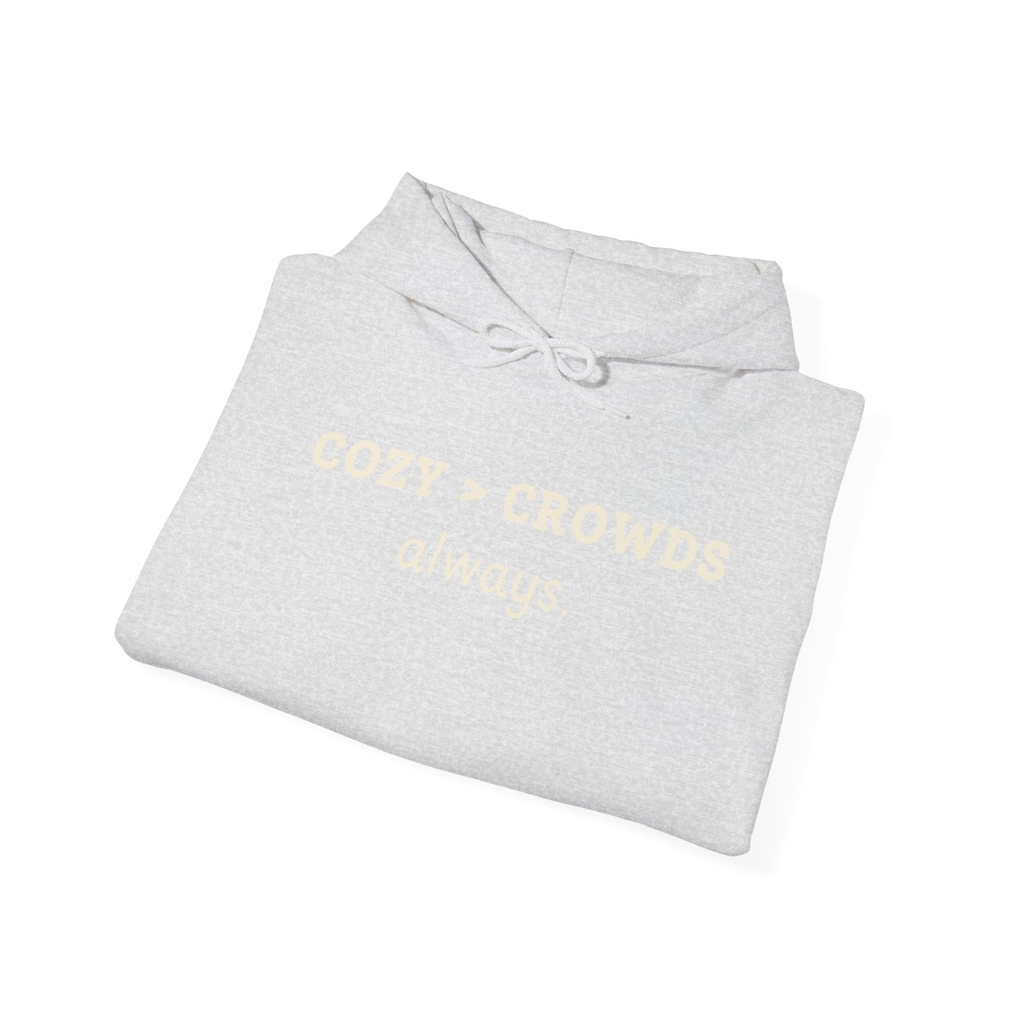 Cozy over Crowds Hoodie