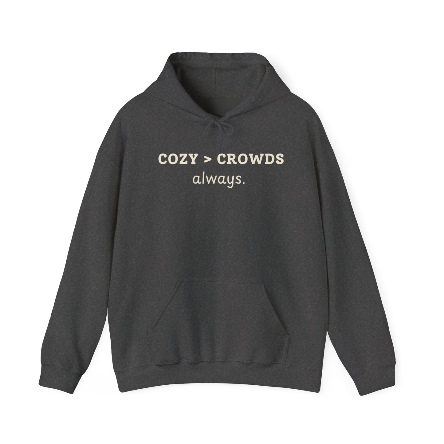 Cozy over Crowds Hoodie