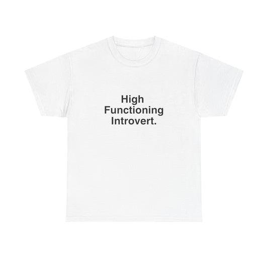 High Functioning Introvert T-Shirt