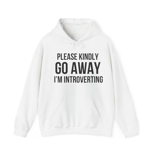Please Go Away Introverting Hoodie