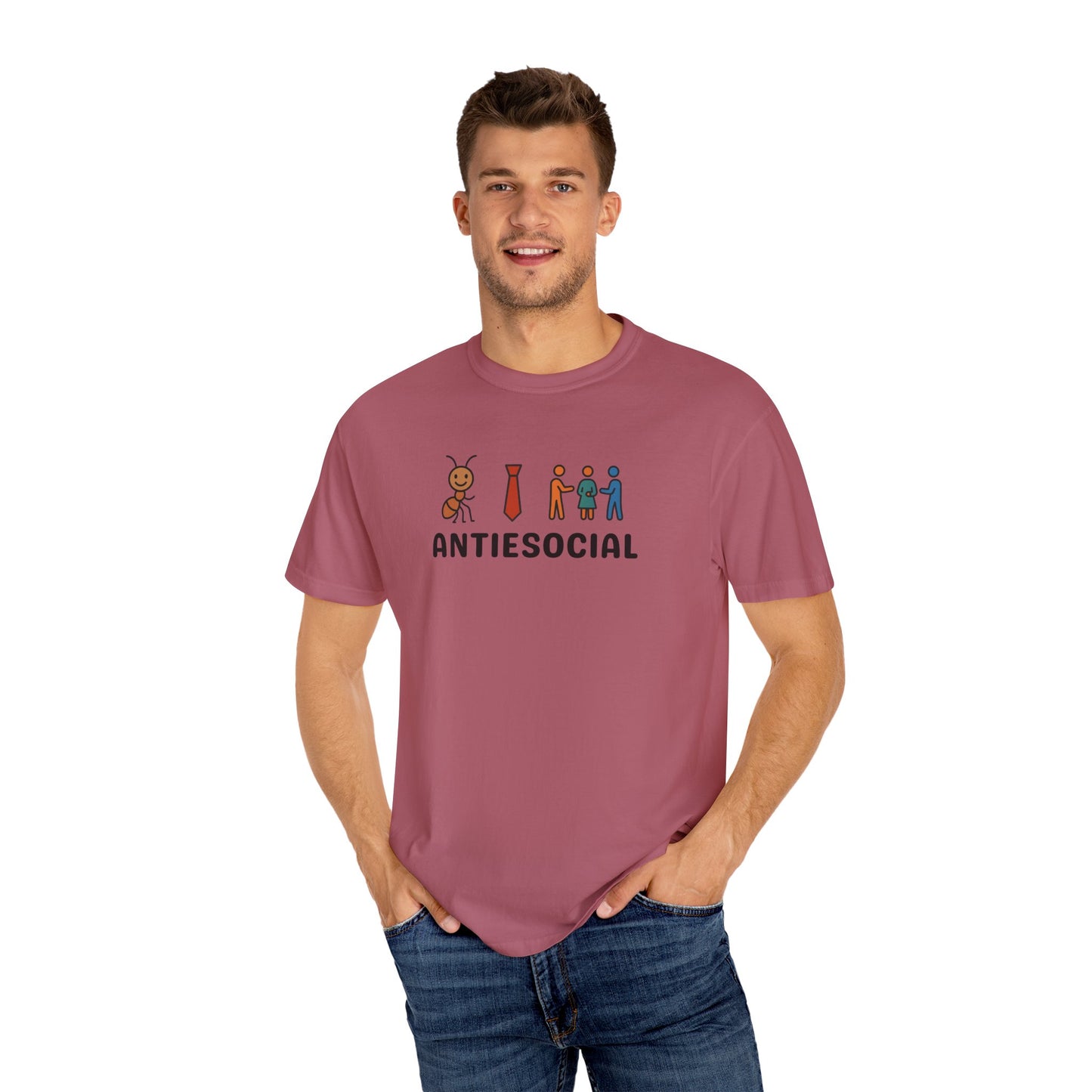 Anti-Social Tee (Garment Dye)
