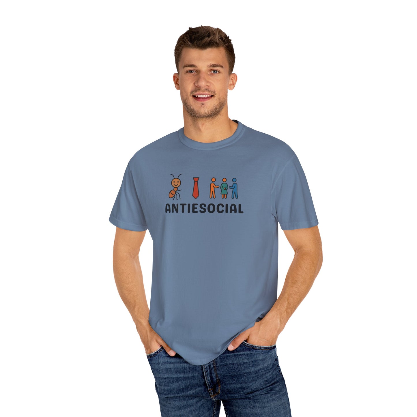 Anti-Social Tee (Garment Dye)