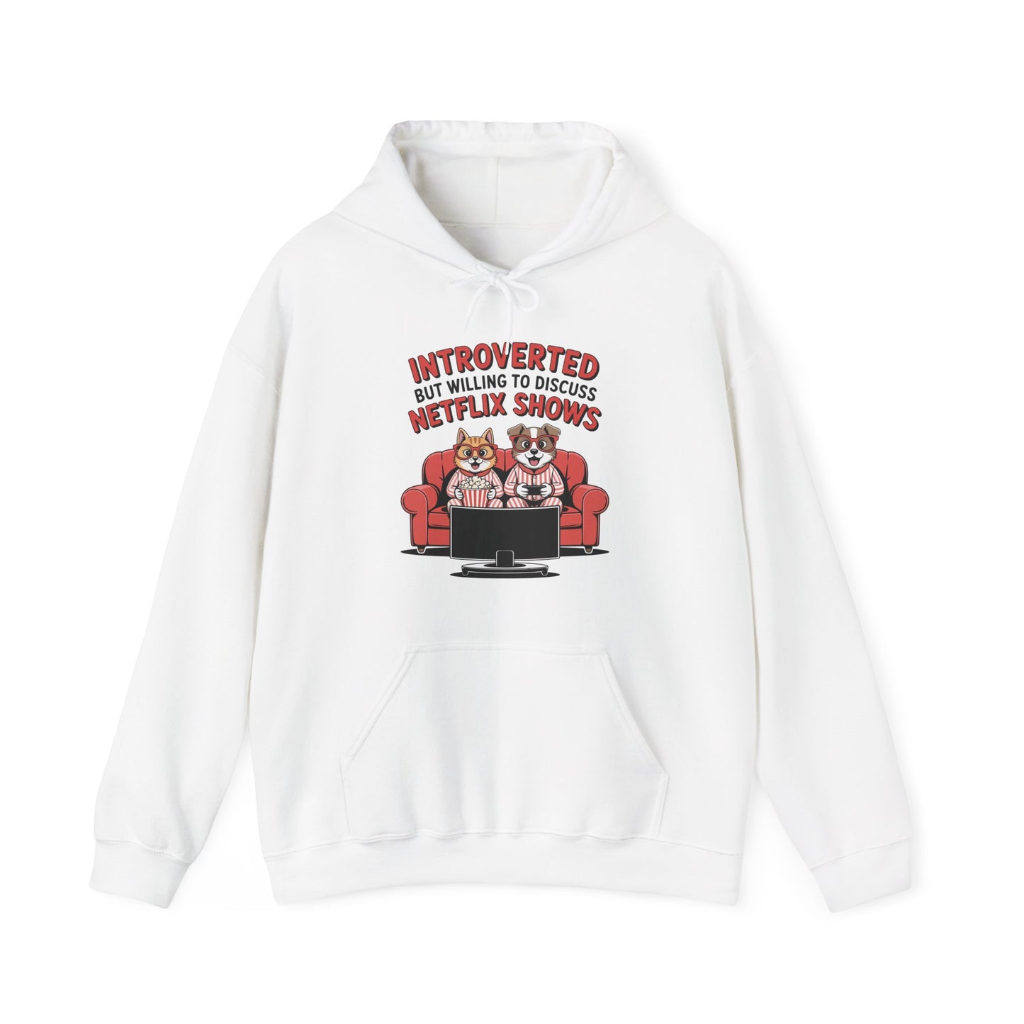 Introverted Netflix Hoodie