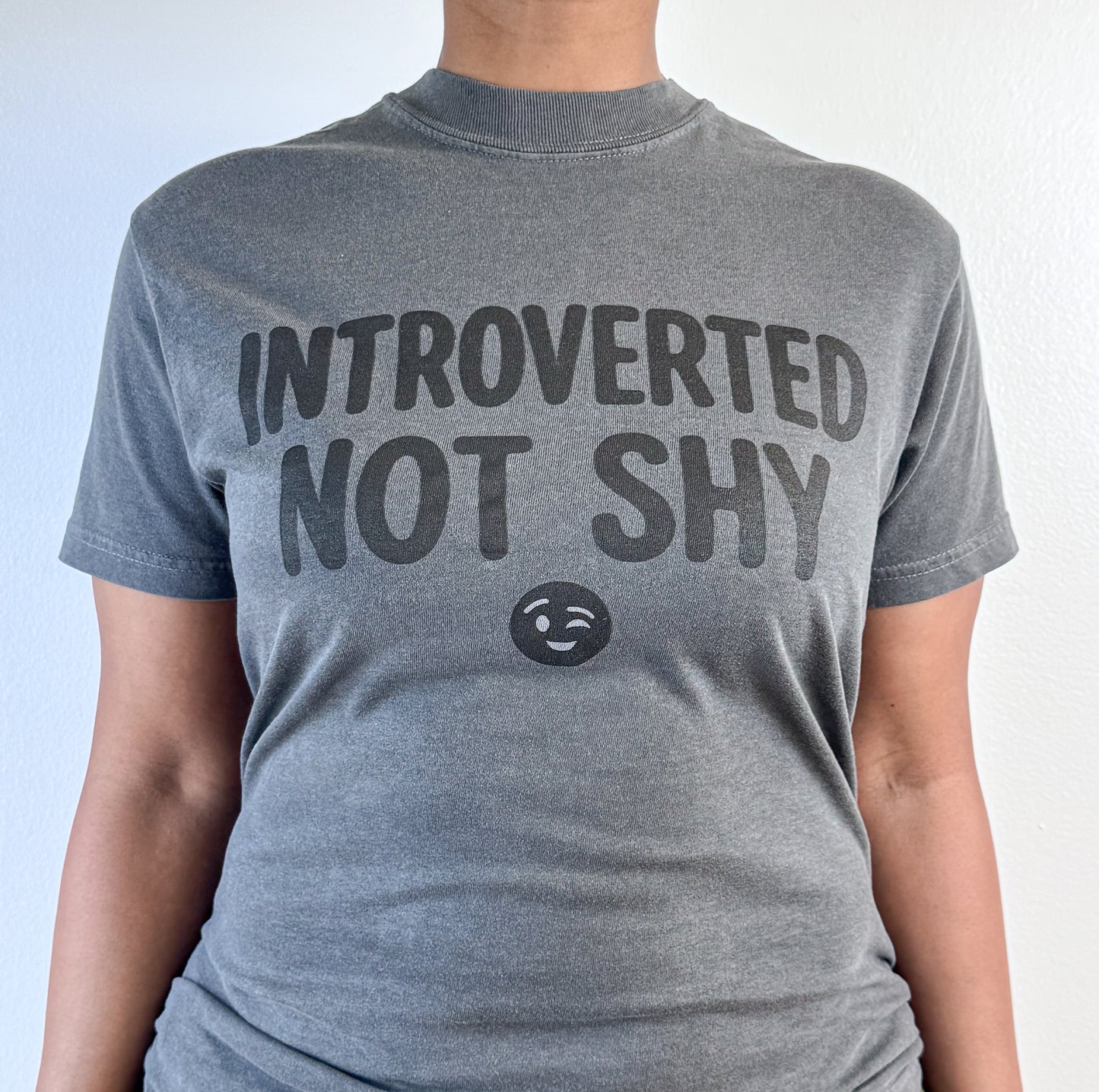 Introverted Not Shy Tee
