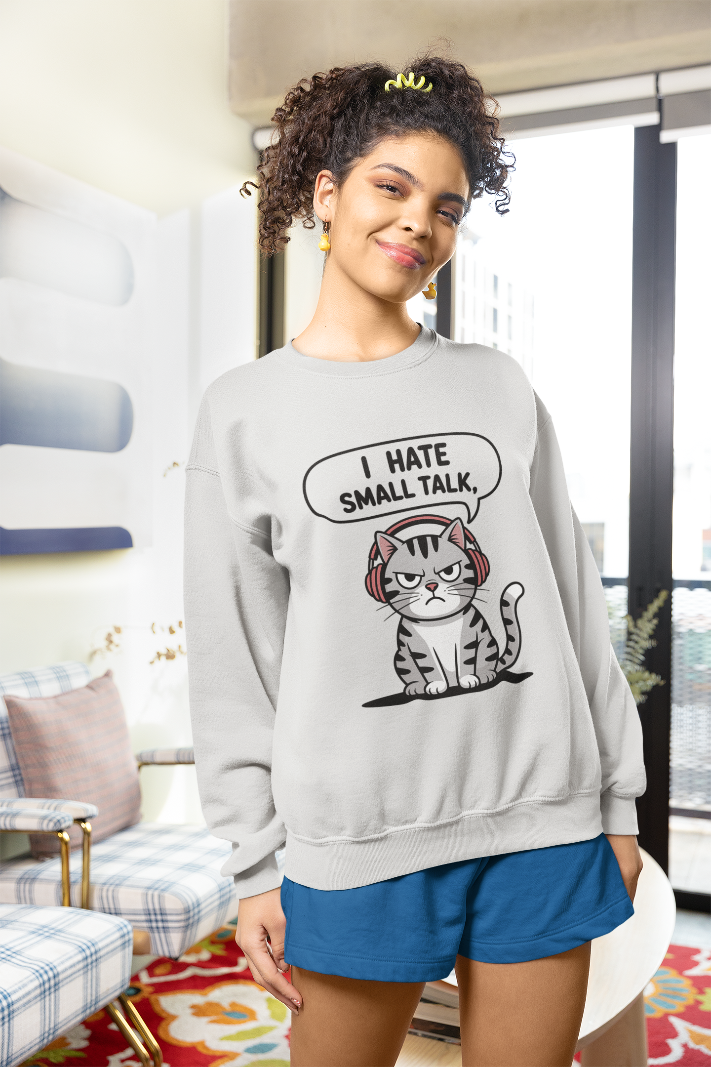 I Hate Small Talk Sweatshirt