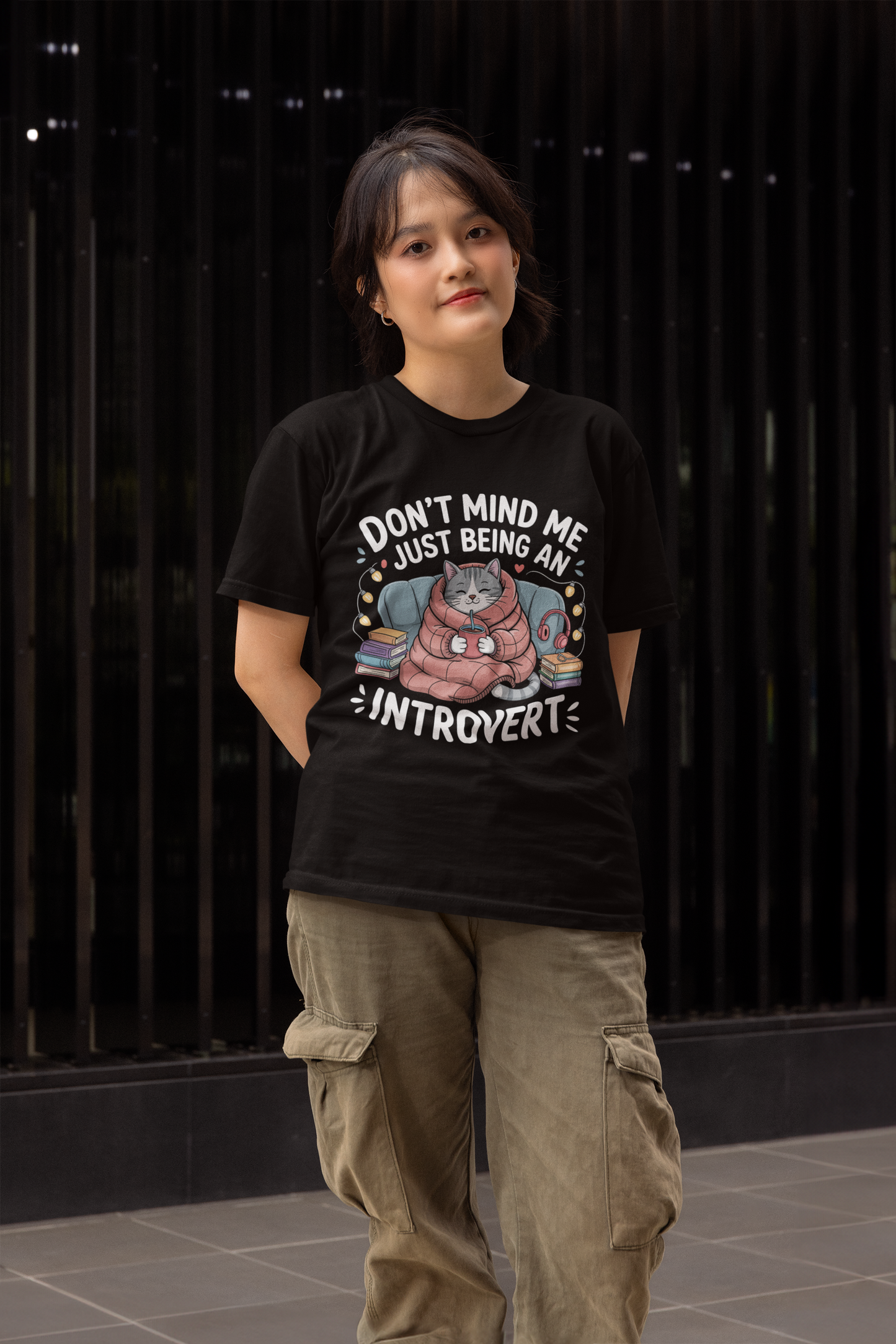 Introvert Cat T-Shirt